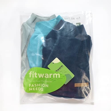 Fitwarm Classic Fleece Dog Sweater 3 Pack Set