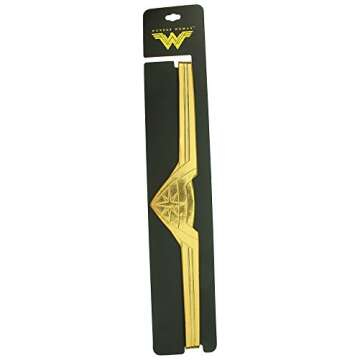 DC Comics Wonder Woman Gold Tiara Movie Superhero Costume Cosplay Stretch Band