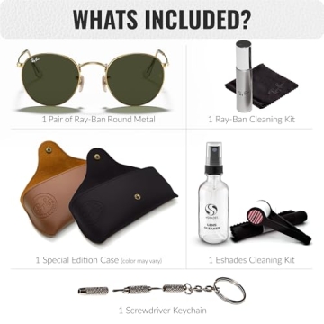 Ray-Ban Round Metal Sunglasses for Stylish UV Protection