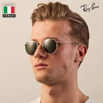 Ray-Ban Round Metal Sunglasses for Stylish UV Protection