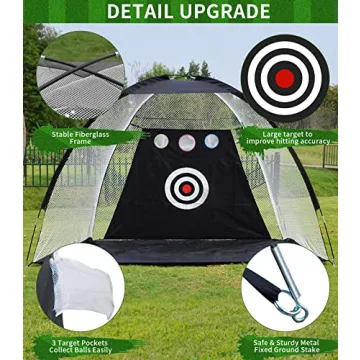 Durable Golf Practice Net for Indoor and Outdoor Training