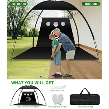 Durable Golf Practice Net for Indoor and Outdoor Training