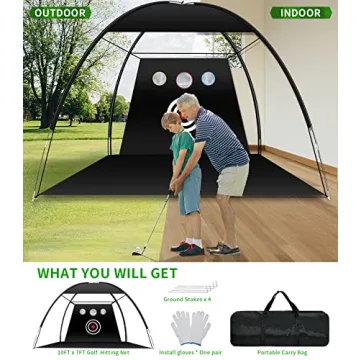 Durable Golf Practice Net for Indoor and Outdoor Training