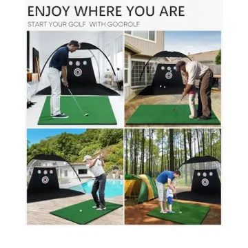 Durable Golf Practice Net for Indoor and Outdoor Training