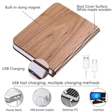 Anwick Lamp Book Folding Mood Light - Versatile LED Table Lamp