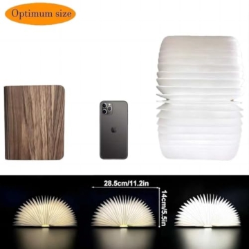 Anwick Lamp Book Folding Mood Light - Versatile LED Table Lamp