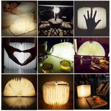 Anwick Lamp Book Folding Mood Light - Versatile LED Table Lamp