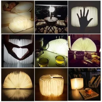 Anwick Lamp Book Folding Mood Light - Versatile LED Table Lamp