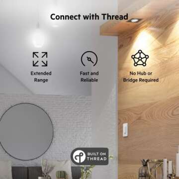 Wemo Smart Light Switch with Thread - Smart Switch for Apple HomeKit - 3 Way Switch Compatible - Sma...