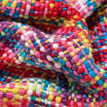 BATTILO HOME Colorful Throw Blanket - Cozy & Stylish