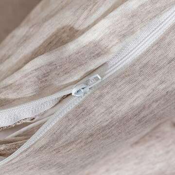 DONEUS Jersey Knit Duvet Cover Set Extra Soft and Comfy