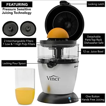 Vinci Hands-Free Citrus Juicer for Fresh Juice