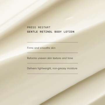 Versed Press Restart Retinol Body Lotion, 2 Pack - Skin Firming Lotion with Cocoa Butter, Squalane & Vitamin E - Lightweight All-Over Body Moisturizer for Aging Dry Skin (6 Oz Each, 2 Products)