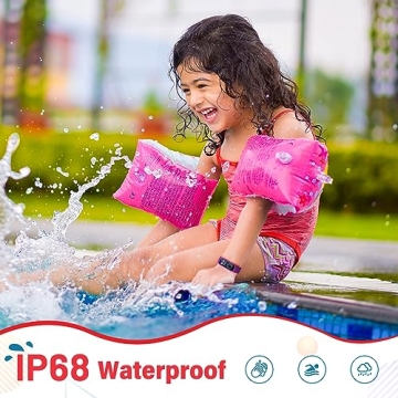 EURANS Kids Fitness Tracker IP68 Waterproof Watch for Ages 5-12