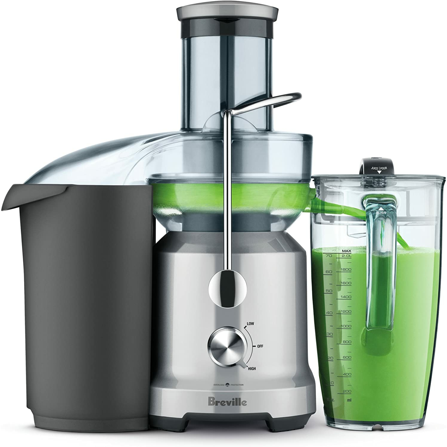 Breville Juice Fountain Cold Juicer in Silver - BJE430SIL
