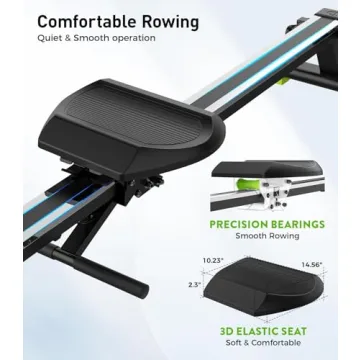 JKANGFIT Magnetic Rowing Machine Full Body Workout Home
