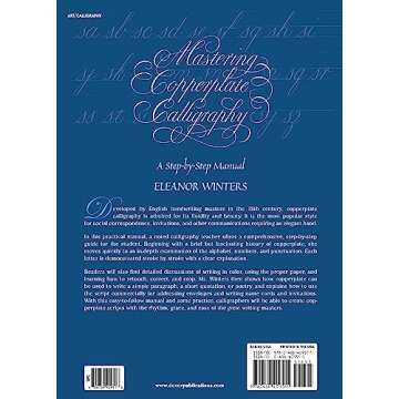 Mastering Copperplate Calligraphy: A Step-by-Step Manual (Lettering, Calligraphy, Typography)