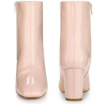 Allegra K Women's Stylish Square Toe Ankle Boots for All Occasions