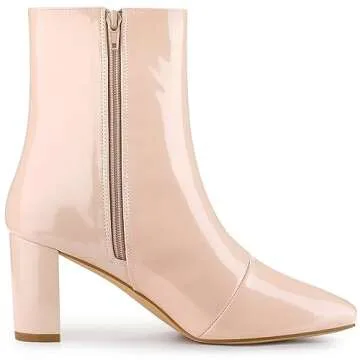 Allegra K Women's Stylish Square Toe Ankle Boots for All Occasions