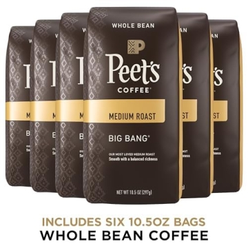 Peet's Big Bang Whole Bean Coffee - Premium Medium Roast