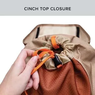 Tezos Juniper Daypack, Lightweight Hiking Backpack and Hydration Pack for Camping, Travel, Biking, and the Outdoors, 16 Liter (Desert Sand)