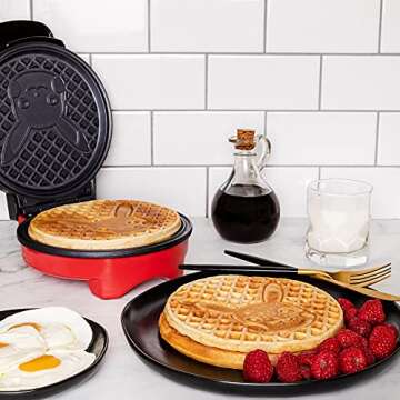 Uncanny Brands Pokémon Waffle Maker - Make Pikachu Waffles - Kitchen Appliance