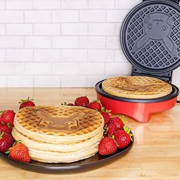 Uncanny Brands Pokémon Waffle Maker - Make Pikachu Waffles - Kitchen Appliance