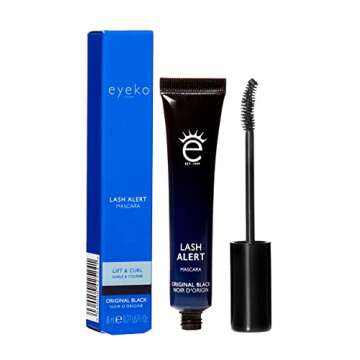Eyeko Lash Alert Mascara - Black - Lift & Curl - Infused with Caffeine and Biotin 8ml