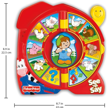 Fisher-Price Little People Toddler Toy See ‘n Say Learning Game