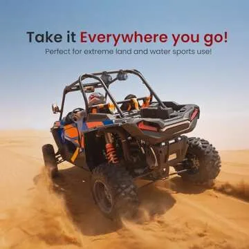 Pyle 2-Way Dual Waterproof Off-Road Speakers, 4 Inch 800 Watt Marine Grade Wakeboard Tower Speakers System, Full Range Outdoor Audio Stereo Speaker for ATV, UTV, Quad, Jeep, Boat - PLUTV41BK, Black