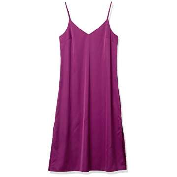 The Drop Women's Ana Silky V-Neck Midi Slip Dress