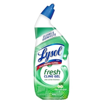 Lysol Toilet Bowl Cleaner Gel Kills Germs Removes Stains
