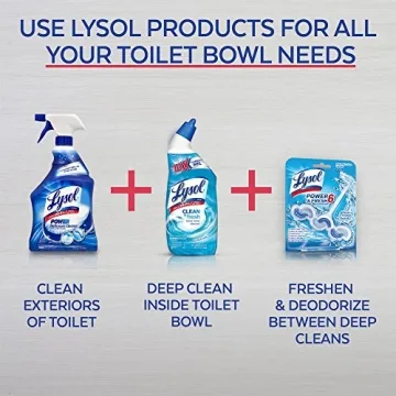 Lysol Toilet Bowl Cleaner Gel Kills Germs Removes Stains