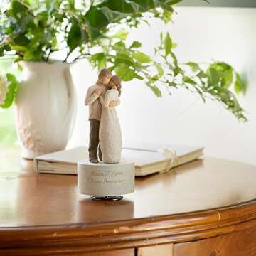 Willow Tree Promise Musical Figure - Celebrate Love with Music