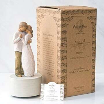 Willow Tree Promise Musical Hand-Painted Figure
