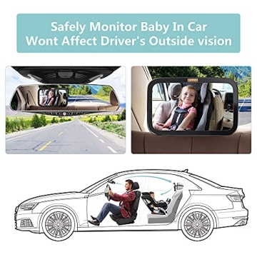 Smart eLf Baby Car Mirror for Safe Infant Travel