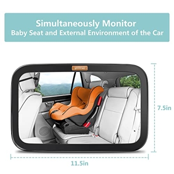 Smart eLf Baby Car Mirror for Safe Infant Travel