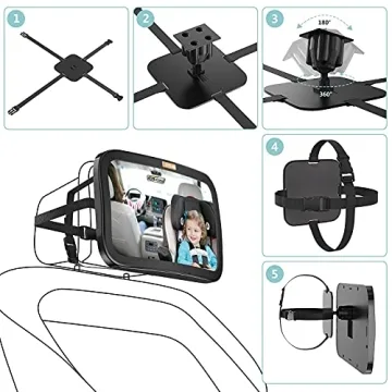 Smart eLf Baby Car Mirror for Safe Infant Travel