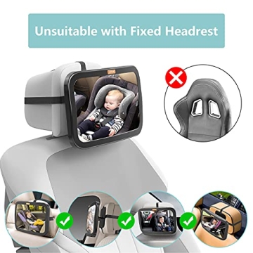 Smart eLf Baby Car Mirror for Safe Infant Travel