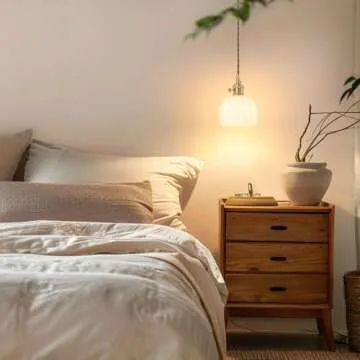 Shenmoyl Vintage White Tulip Mini Pendant Light