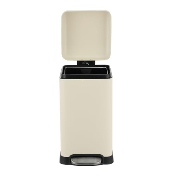 happimess Retro Mini Trash Can with Soft-Close Lid