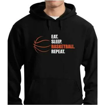 Tstars Basketball Hoodie Eat Sleep Repeat Gifts