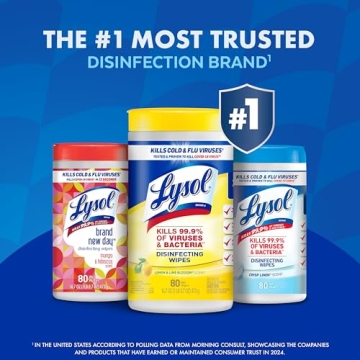 Lysol Disinfecting Wipes Bundle for Effective Cleaning