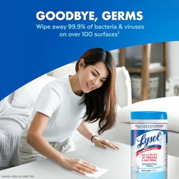Lysol Disinfecting Wipes Bundle for Effective Cleaning