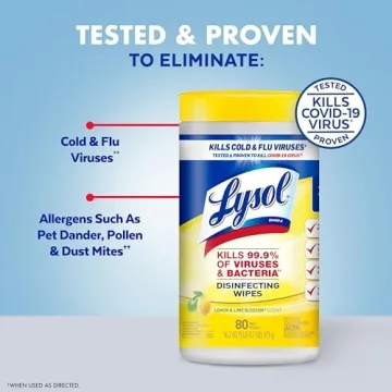 Lysol Disinfecting Wipes Bundle for Effective Cleaning