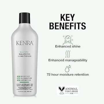 Kenra AllCurl Lightweight Defining Crème |Lightweight Curl Definer |Enhances Shine & Manageability |72 Hour Frizz & Humidity Resistance|72 Hour Moisture Retention|Wavy, Curly, Coily Hair | 3.6 fl. oz