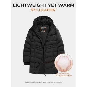 ORORO Women's Heated Jacket for Outdoor Comfort