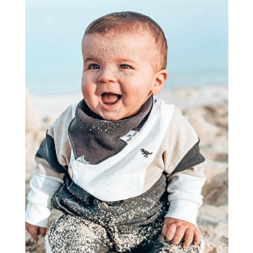 DiaperSquad Absorbent Baby Bibs for Drooling & Teething