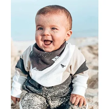 DiaperSquad Absorbent Baby Bibs for Drooling & Teething