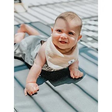 DiaperSquad Absorbent Baby Bibs for Drooling & Teething